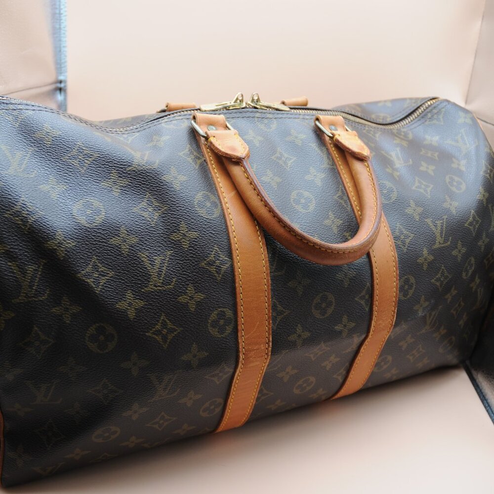 Louis Vuitton Keepall 45 Monogram Canvas Travel Bag